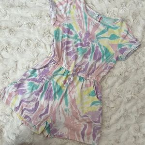 🖤Girls tie dye romper